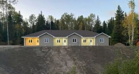 Completed Tri-Plex on Chapleau Cree First Nation