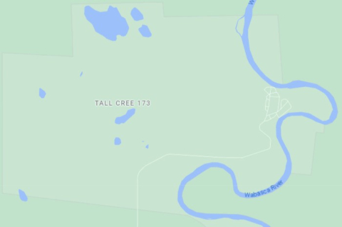 Tall Cree Fist Nation and Wabasca River