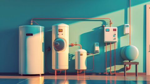 different water heaters